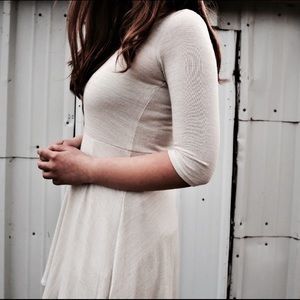 Hollister button up cream dress size small